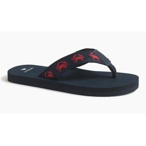 Crewcuts Boys Crab Flip Flops size 12